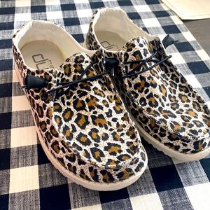 Hey Dude! Cheetah print Shoes